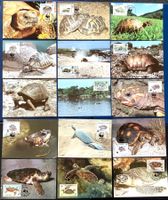 1983-92 Schildkröten Seychelles Monaco Venezuela 4MK Sätze