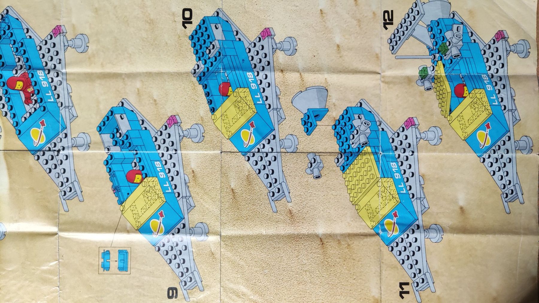Lego Kit di costruzioni: LEGO Classic Space Anleitung / Instructions - 918 – Usato da Muhen venduto da Legoholic 4