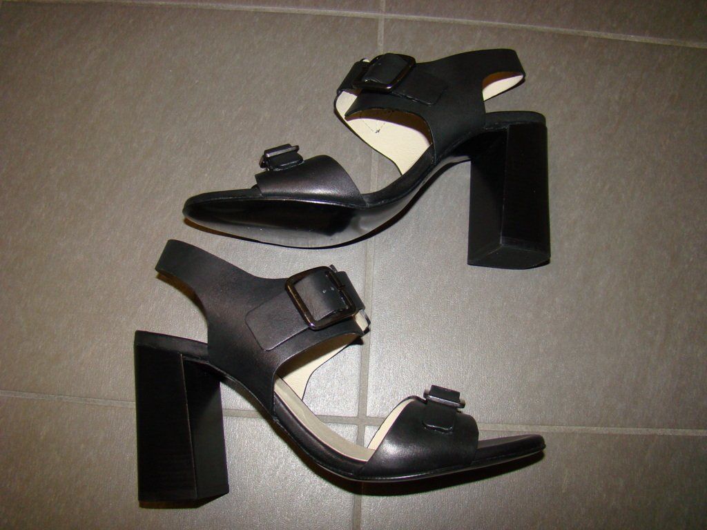 Scarpe da donna: sandale en cuir noir, Goldmud – Nuovo e nell'imballaggio originale da Lussery-Villars venduto da pousinete02 1