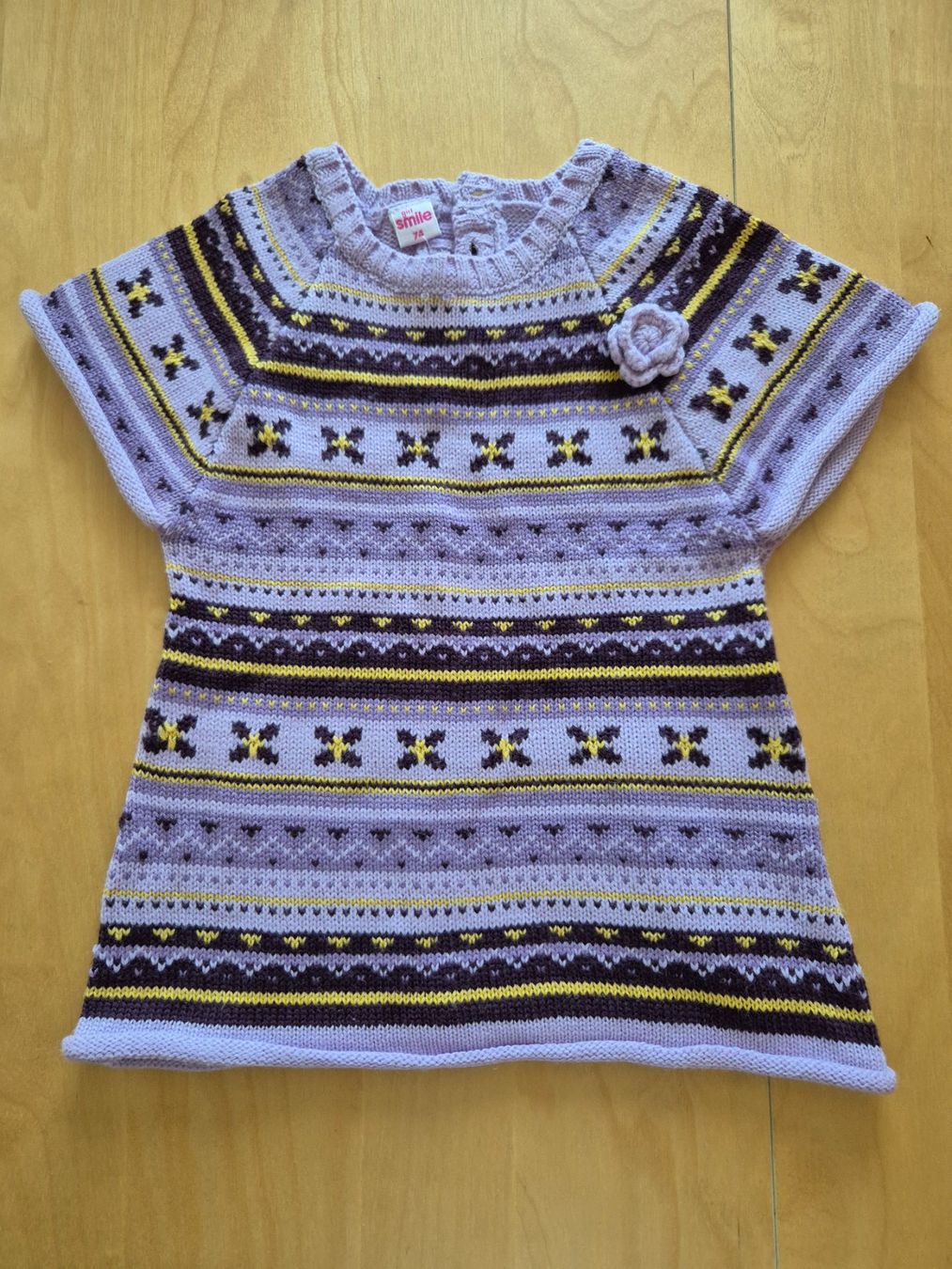 Vestiti & Gonne: Lila Strickkleid, Smile, Gr. 74, Versand möglich – Usato da Reinach AG venduto da scud-werfer17