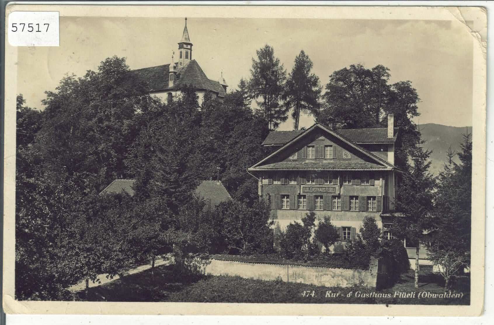 Cartes postales: Kur- & Gasthaus Flüeli – D'occasion à Ettingen par Kartenplanet