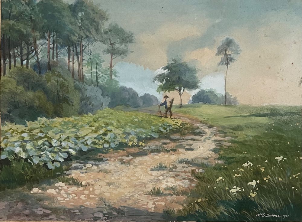 Wilhelm Balmer (18721943) Gouasch Gemälde Kaufen auf Ricardo