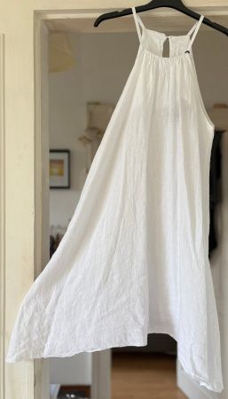 MINI ROBE/LONG TOP EN LIN!! M SOLDES DE FIN DE SAISON