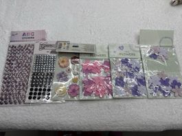 Loisirs créatifs: Lot de fleurs en feutre et stickers!