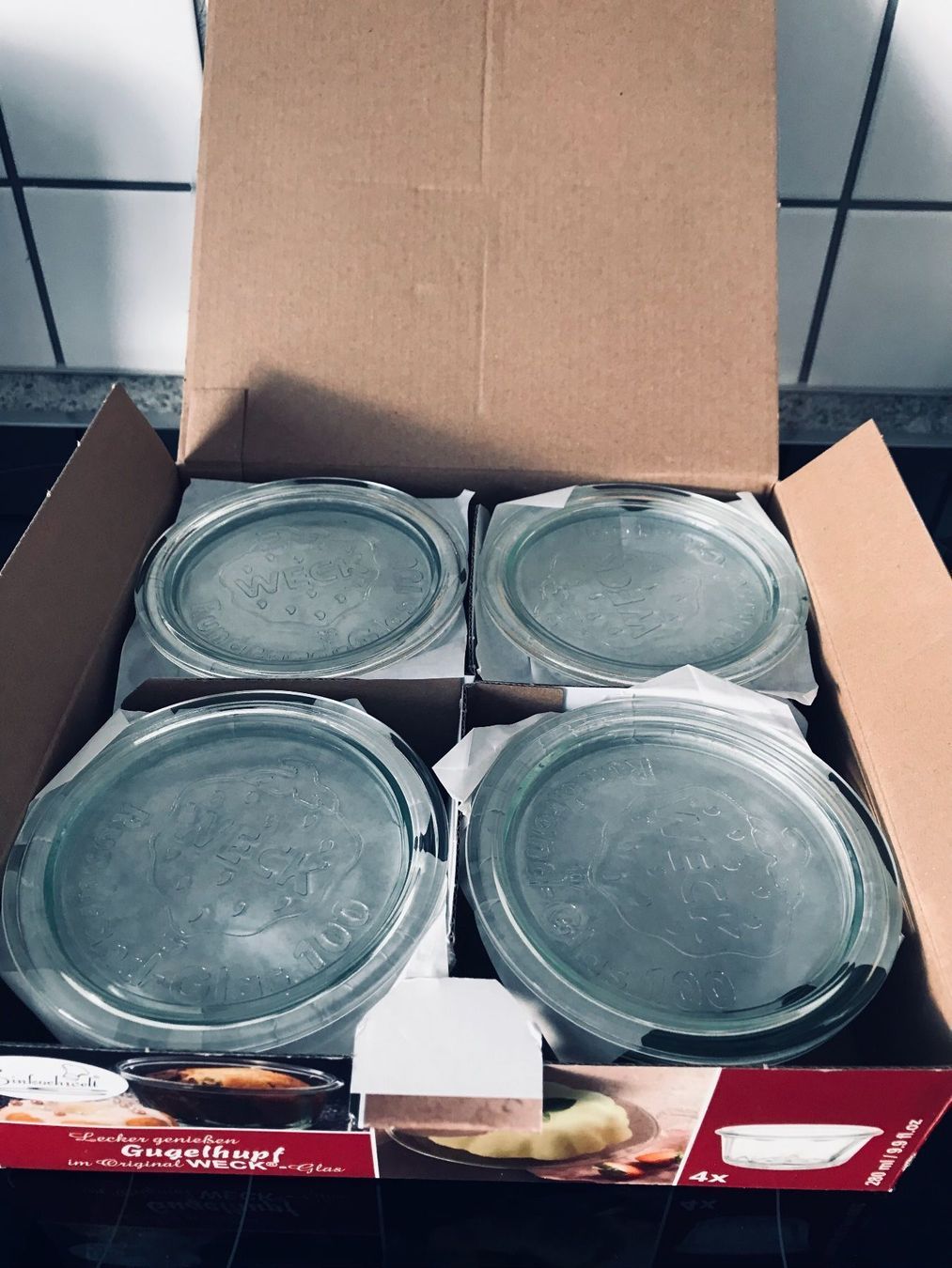 Pyrex Backformen: WECK-Gugelhupfglas mit  Glasdeckel – Neu und originalverpackt aus Frauenfeld von berk39 1