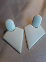 Vintage originale Ohrclips Weiss 1955-60