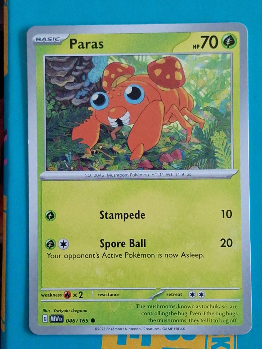 Pokémon Carte collezionabili: Paras - Pokemon Mew 151 – Usato da Altstätten SG venduto da GGsGameshop