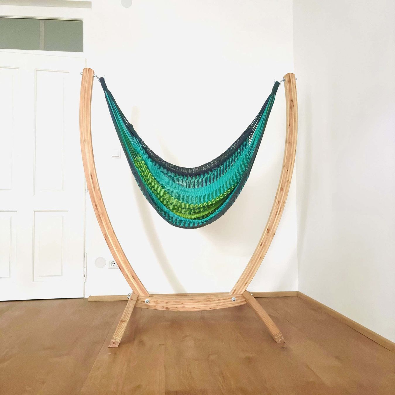 Poltrone pensili da giardino: MacaMex Netz-Hängesessel-SET Ocean Baumwolle – Nuovo e nell'imballaggio originale da Tulln venduto da HaengemattenShop 1