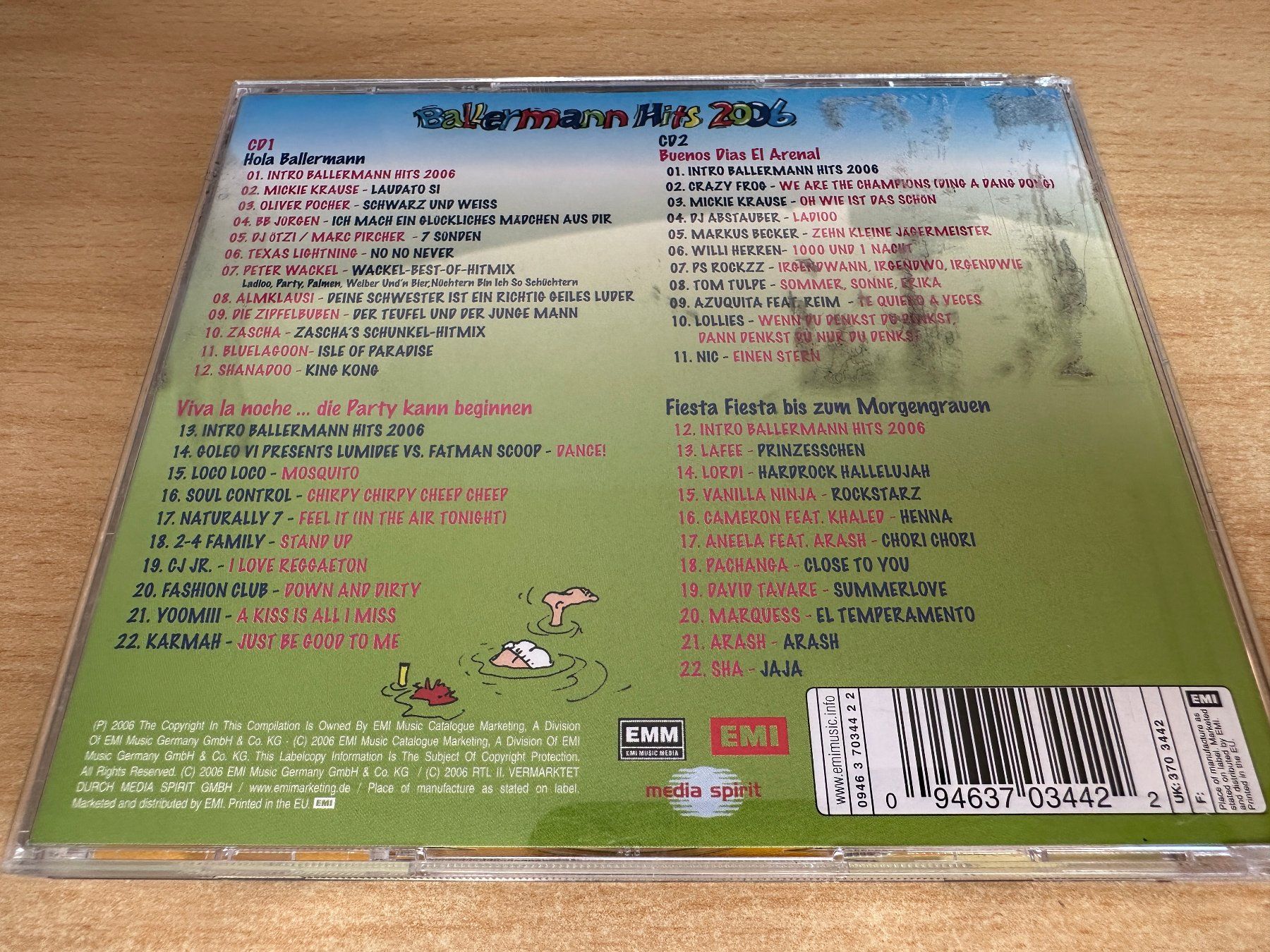 CD: I5 Various – Ballermann Hits 2006 - 2 CD – Usato da Rikon im Tösstal venduto da Alpenmutz 1