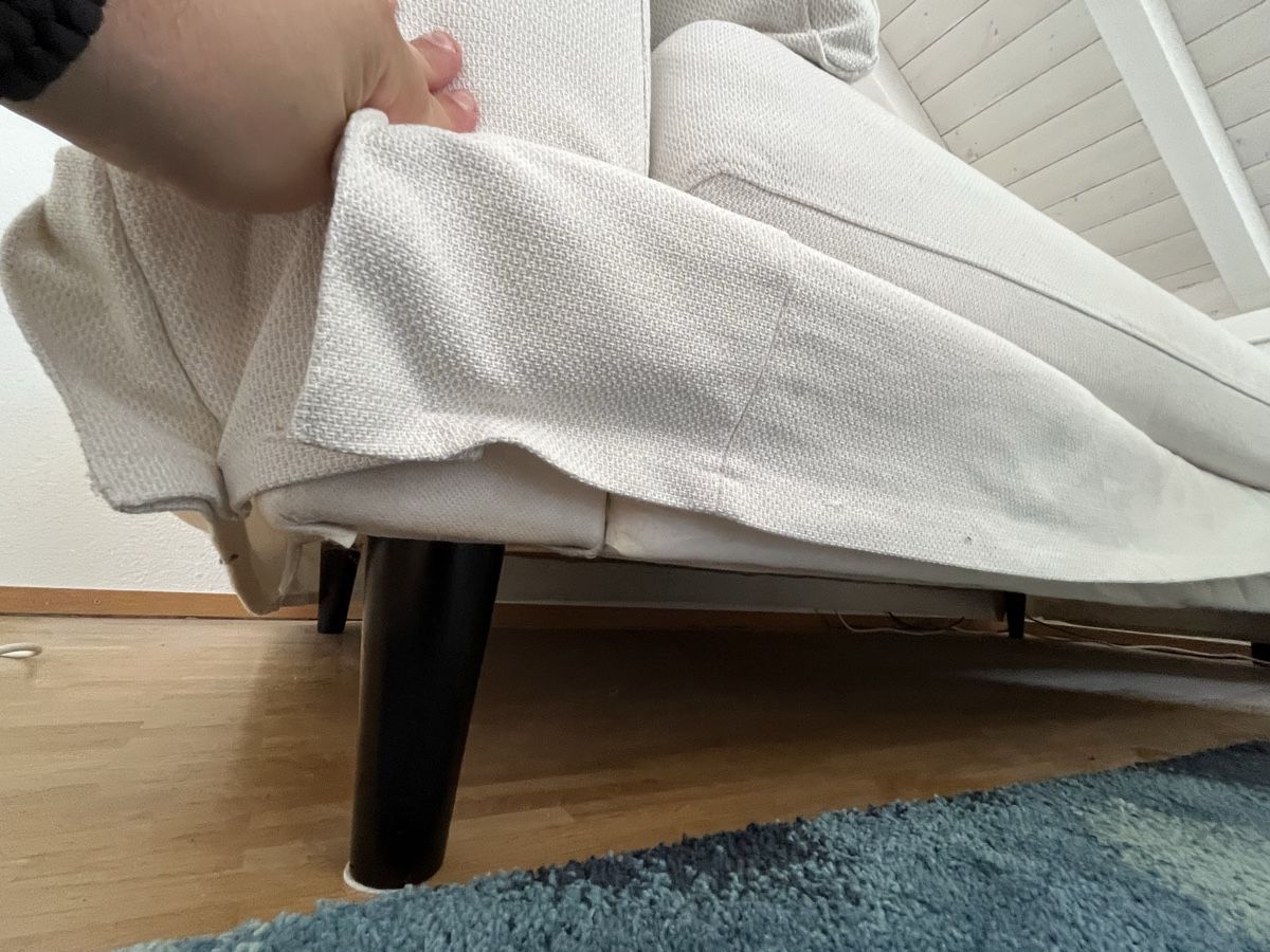 Divani: Ikea Färlöv 3-er Sofa und passende Sitzhocker – Usato da Zwingen venduto da schoggimuckibaer 4