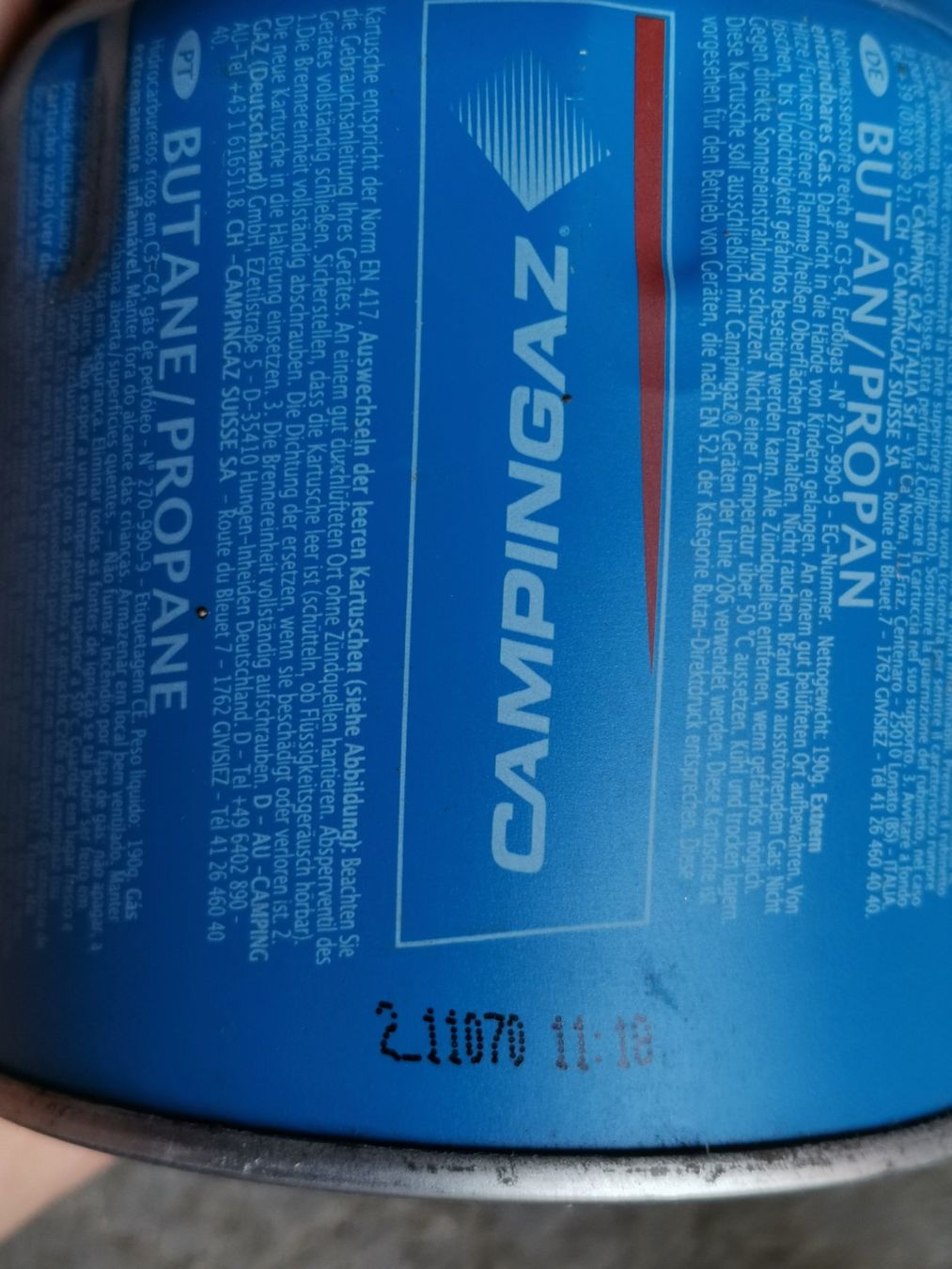 Apparecchiature e tecnologia a gas: C206 Super Putan/Propan 160gr. Campingaz – Usato da Wiedlisbach venduto da materialkreislauf 6