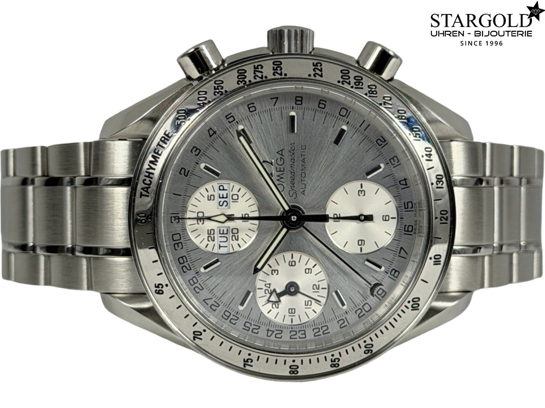 Omega Orologi: Omega Speedmaster triple calendar - 3523.30 – Usato da Zürich venduto da Stargold-Uhren 3