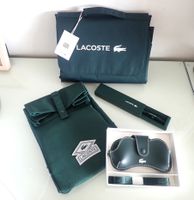 Lacoste Picknick Decke Tasche Brillenetui Kugelschreiber