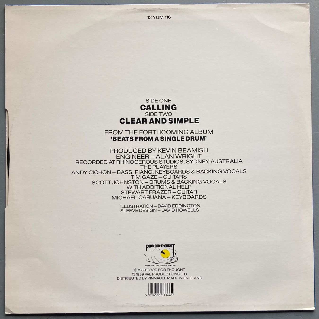Dischi in vinile: ANGRY ANDERSON - CALLING – Usato da Poliez-Pittet venduto da Newtown-Records 1
