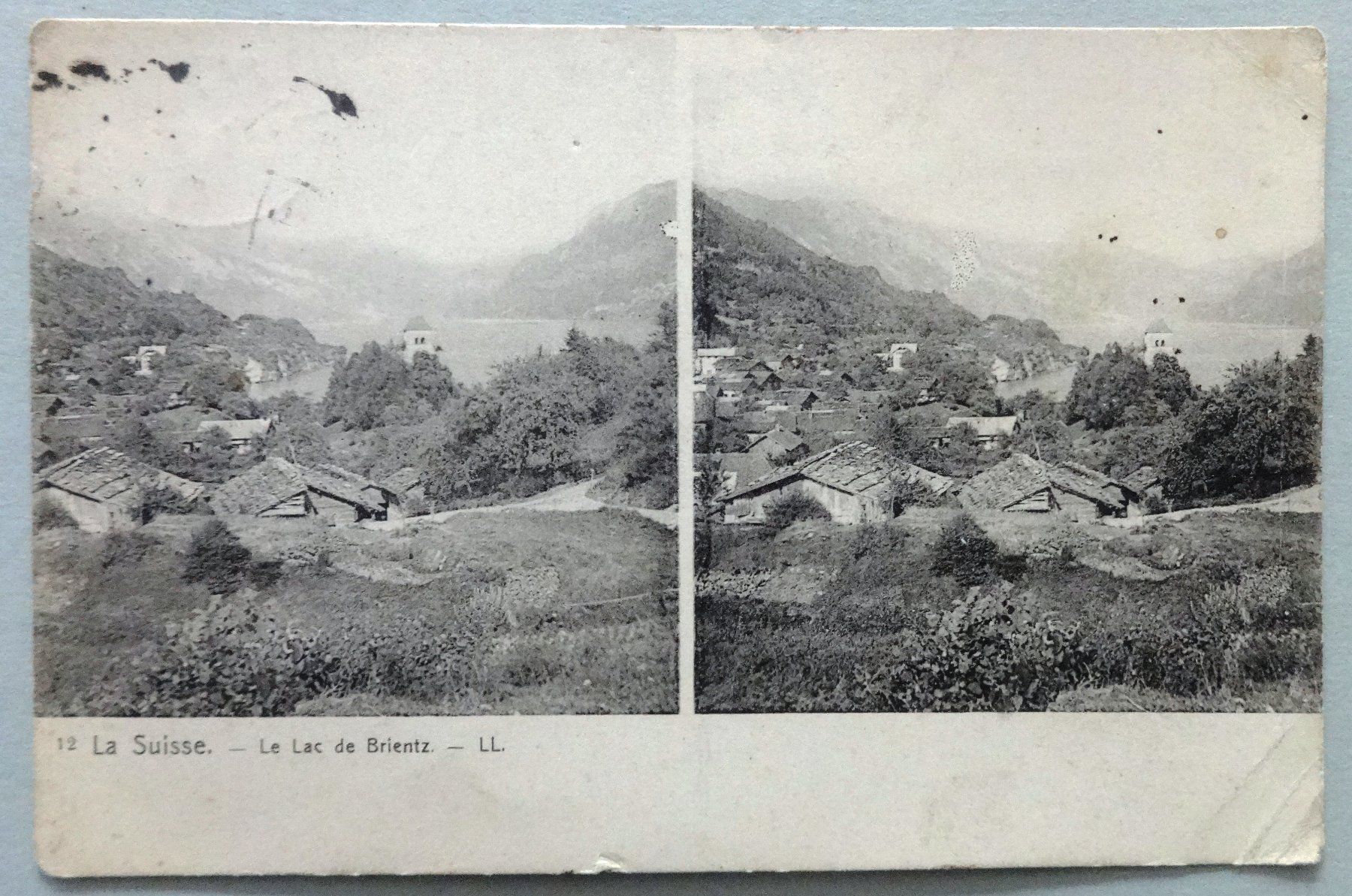 Cartoline postali: La Suisse - Le Lac de Brienz – Difettoso da Fétigny venduto da Billy2miny