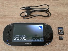 Sony PS Vita Playstation Vita mit 8 GB Speicherkarte + Spiel