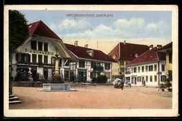 AK Herzogenbuchsee, Platz mit J. Bühler