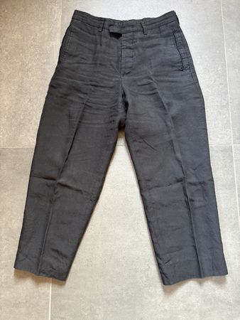Massimo Dutti Linen Trouses (Barrel fit)