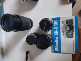 Minolta Objektive + Cannon Kamera und Objektive