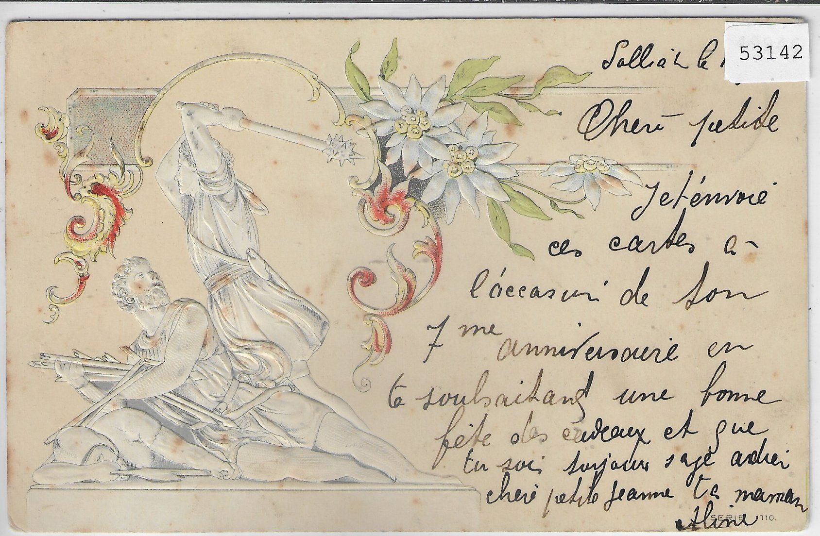 Cartoline postali: Schlacht - Präge-Litho – Usato da Ettingen venduto da Kartenplanet