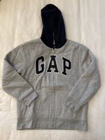 Sweat à capuche GAP garçon XXL (14-16) gris chaud