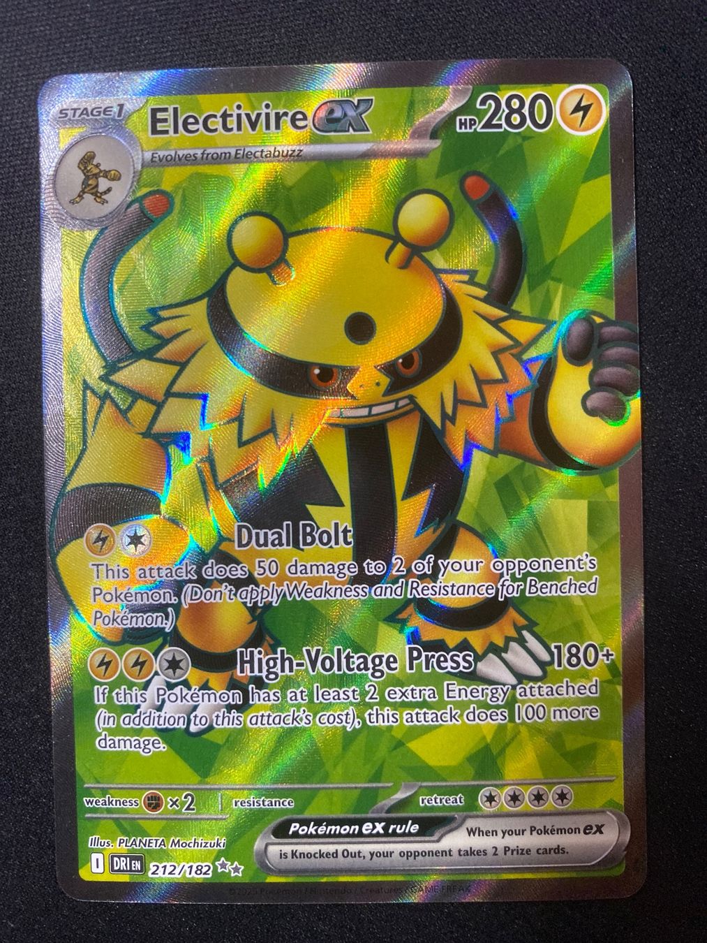 Pokémon Carte collezionabili: Electivire ex 212 - Elevoltek ex - Destined Rivals - EN – Nuovo (secondo la descrizione) da Hausen AG venduto da Shrade