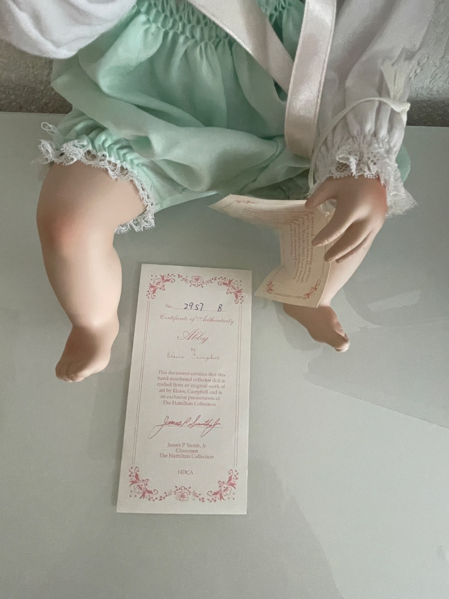 Puppen: Sammlerpuppe "Abby", Hamilton Collection, Nr. 2957 B – Neu (gemäss Beschreibung) aus Schaffhausen von stregina 1