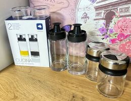 WMF Streuer Set & Leonardo ÖL & Soyasauce Flasche Küche Set