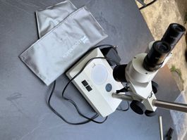 Stereomikroskop Eschenbach WFL10x mit Objektträger Koffer