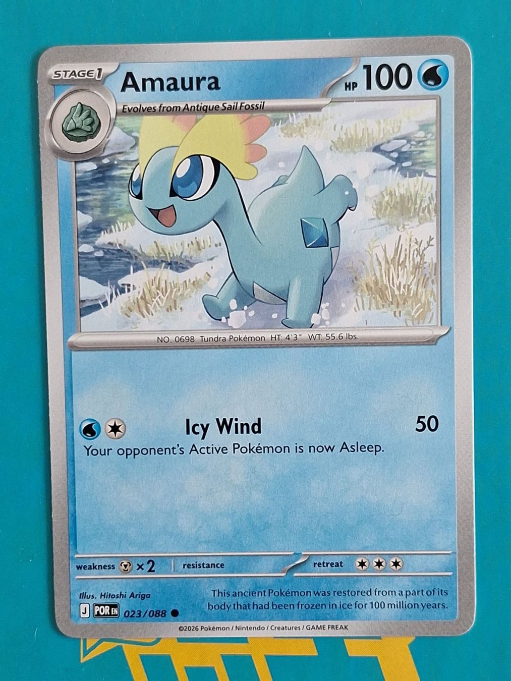 Pokémon Carte collezionabili: Amaura - Pokemon Perfect Order – Usato da Altstätten SG venduto da GGsGameshop