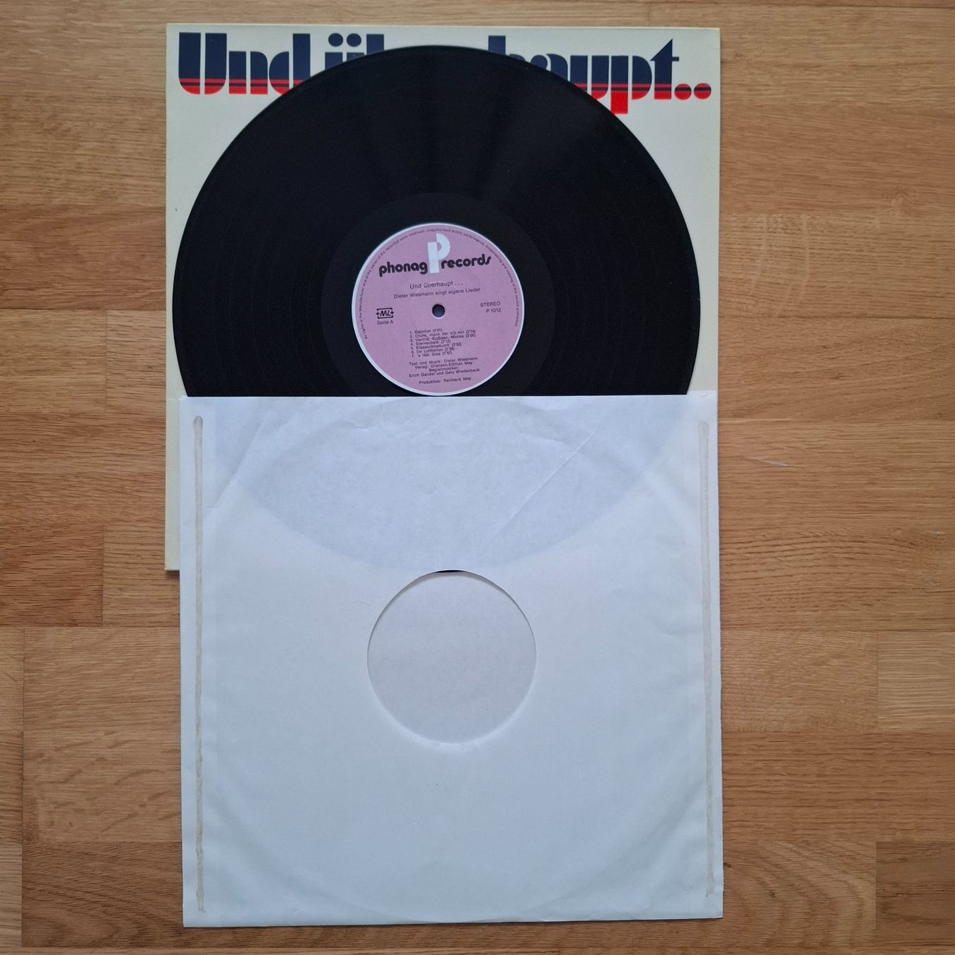Dischi in vinile: Dieter Wiesmann - Und überhaupt .. – Usato da Arbon venduto da pendulum 1