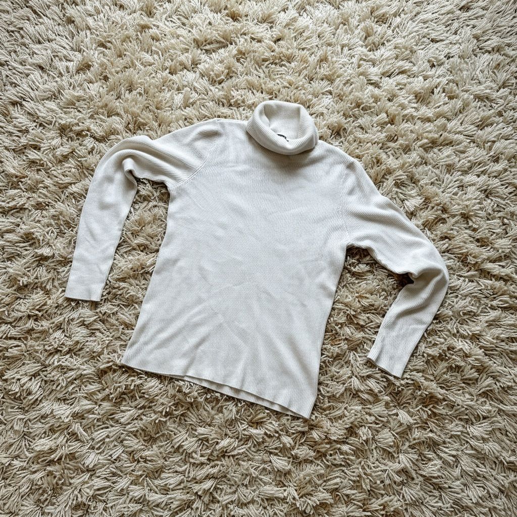 Ralph Lauren Maglioni & Felpe: Pull Col roulé Lauren Ralph Lauren Blanc Taille L – Usato da Plan-les-Ouates venduto da Skyesvintage