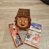 Stiftebox Werkhaus Löwe plus Stifte neu