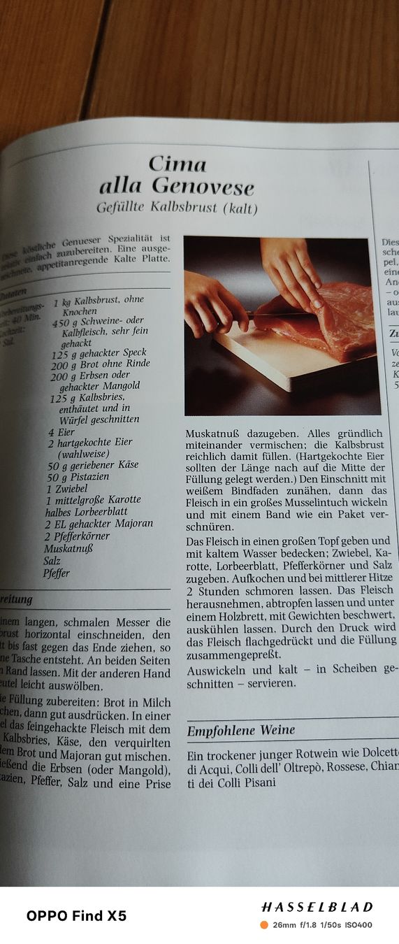 Livres: Italienische Kochkunst – D'occasion à Volken par katz5 3