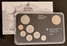 CH - Münzsatz 2024 stgl Rhonegletscher