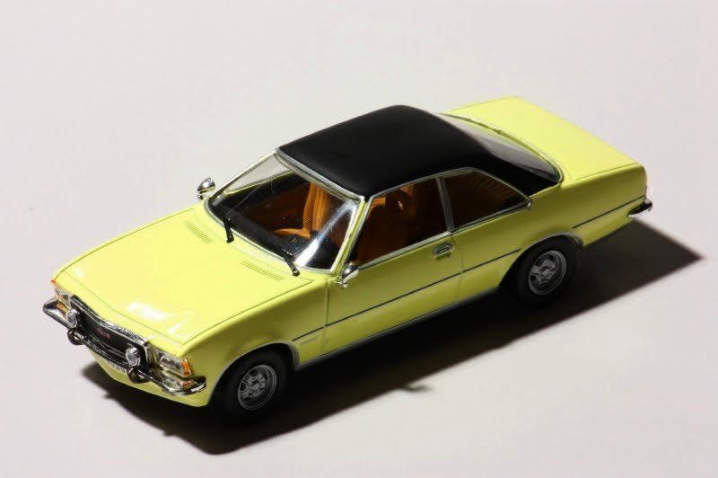Opel Modellautos: Opel Commodore B GS/E Coupé 1972-1977 gelb / matt- schwarz – Neu und originalverpackt aus Gerlafingen von espero88 3