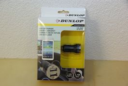 USB Auto Ladegerät von DUNLOP, 12-24 Volt
