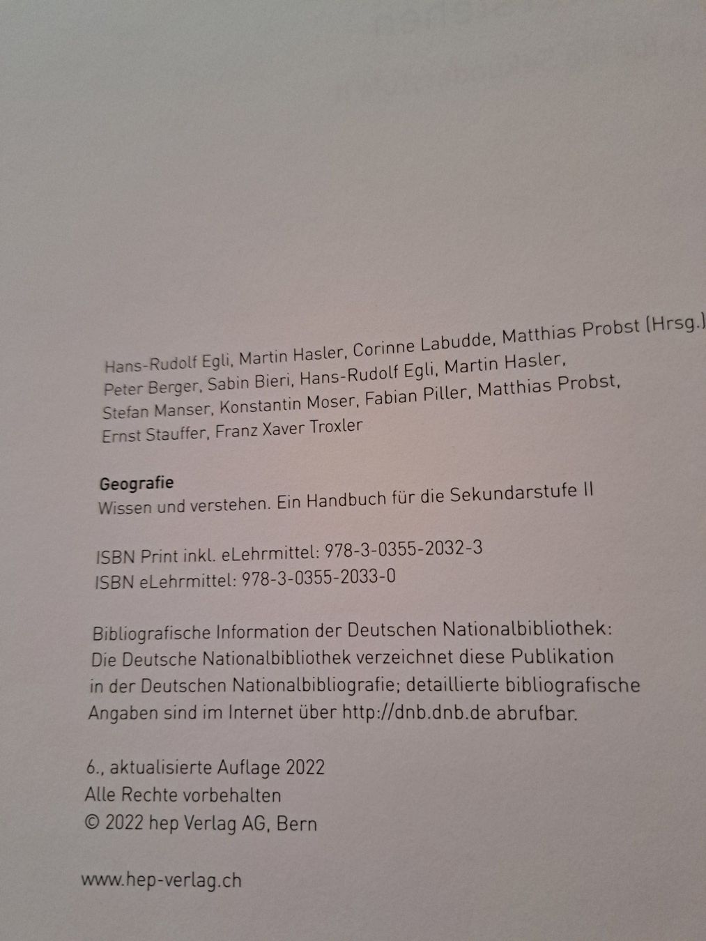 Libri: Geografie - Wissen und verstehen – Usato da Thun venduto da mo_ba 1