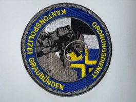 Original Patch Kantonspolizei Graubünden Ordnungsdienst