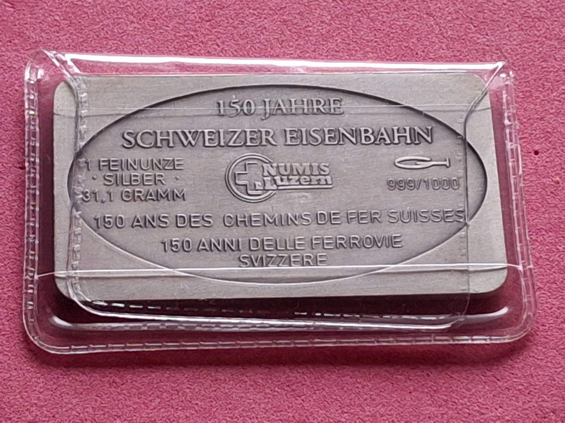 Métaux précieux: CH EISENBAHN - KLEINE SCHEIDEGG - OVP – D'occasion à Boniswil par dpd4coins 1