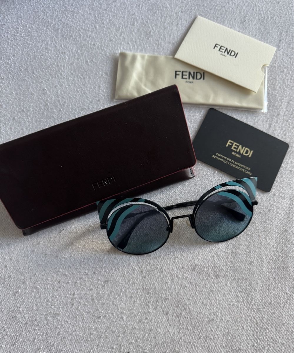 Fendi Occhiali & Lenti: Fendi Sonnenbrille Orginal Blau  – Nuovo (secondo la descrizione) da Liestal venduto da sha_92sb