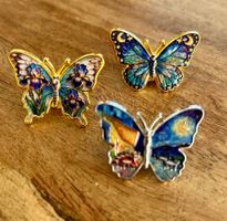 Set 3x Pin Schmetterling