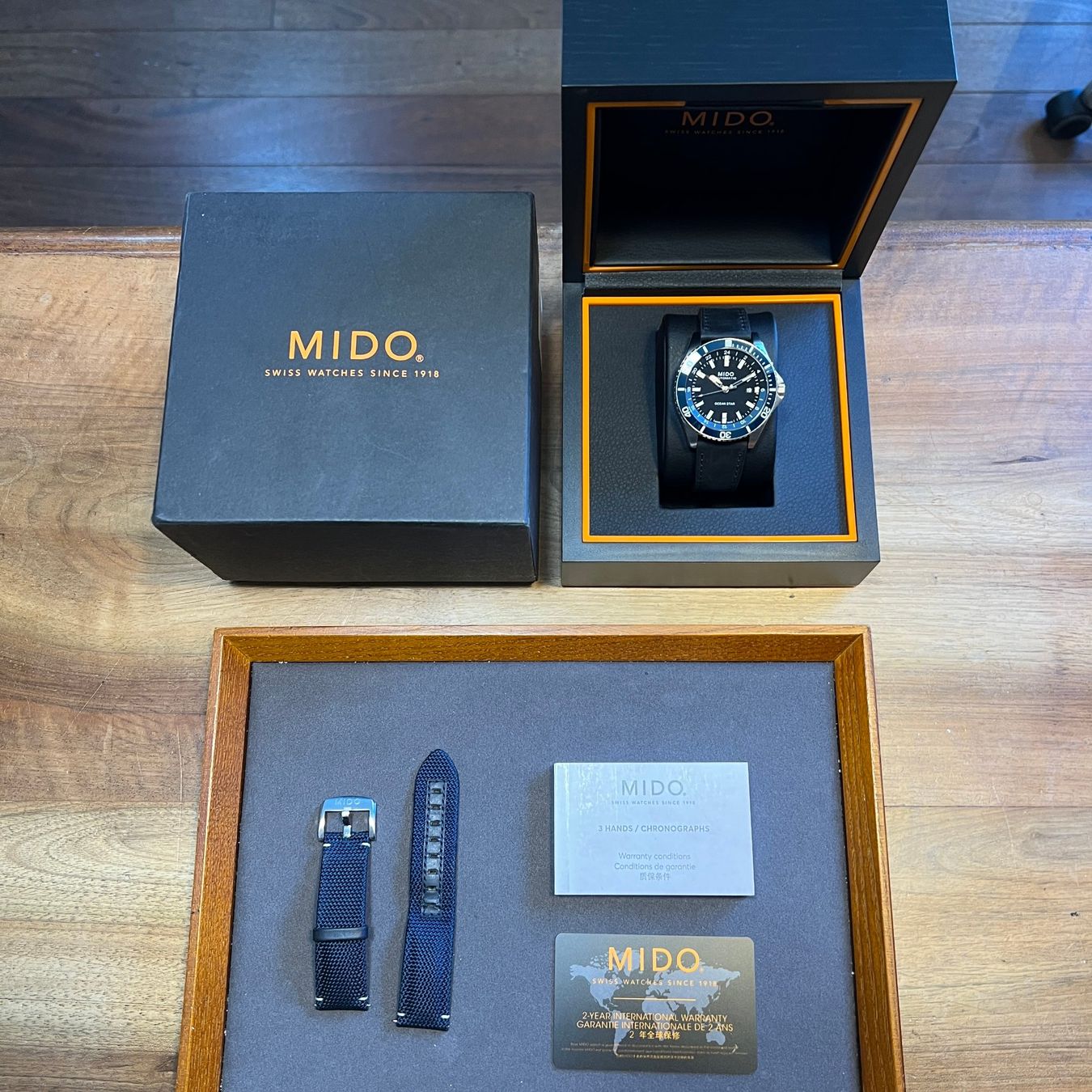 Mido Orologi: Mido Ocean Star GMT Full Set M026629A – Usato da Carouge GE venduto da Watchaser 8