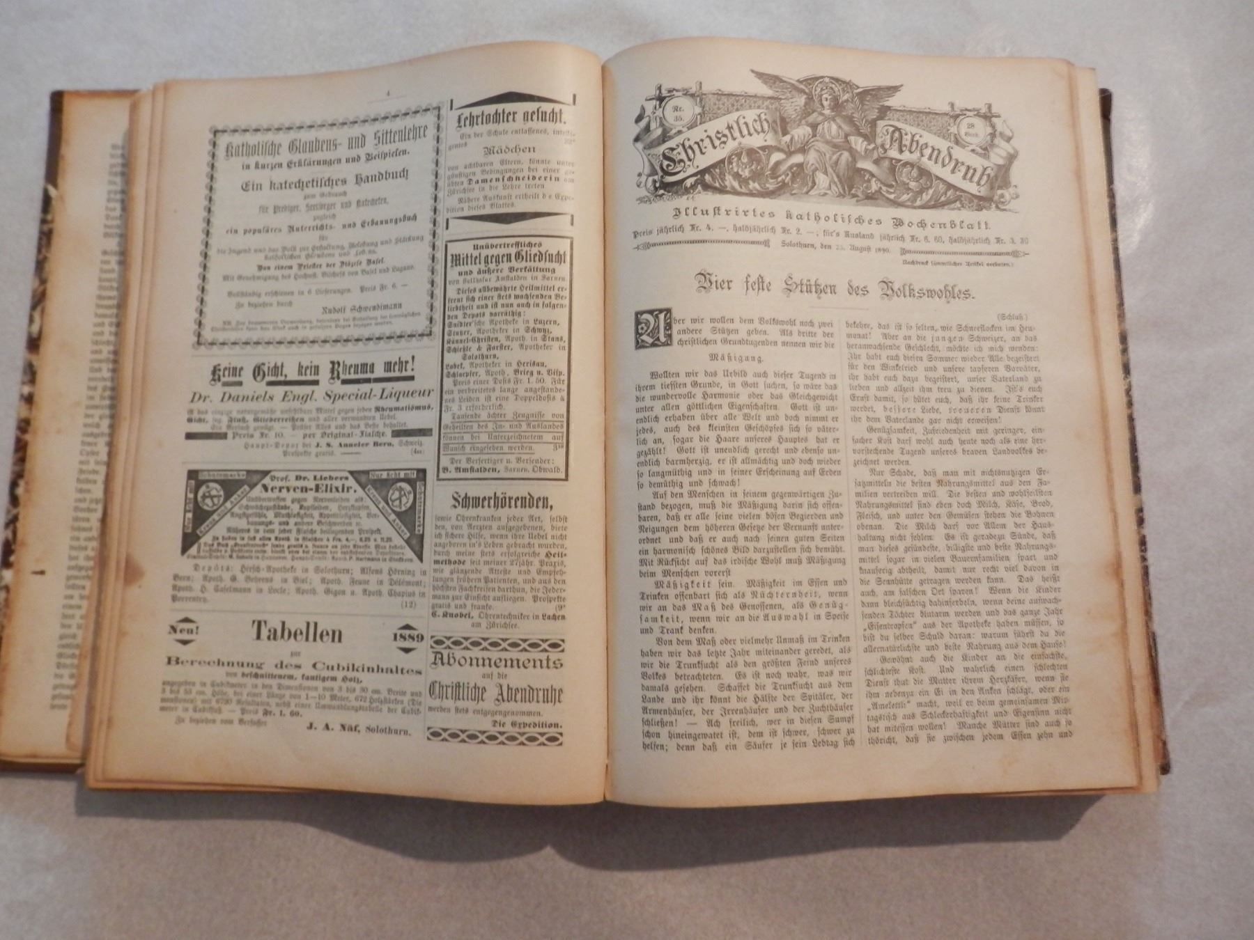 Libri: Christliche Abendruhe 1890-1891 – Usato da Weiach venduto da weiach82 6
