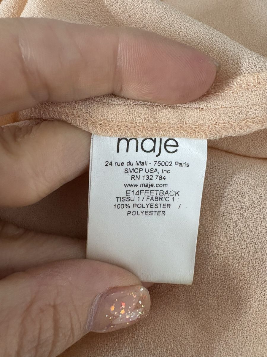 Maje Top: MAJE Top ärmellos Gr. 36 nude beige – Nuovo (secondo la descrizione) da Regensdorf venduto da secondchancefashion 4