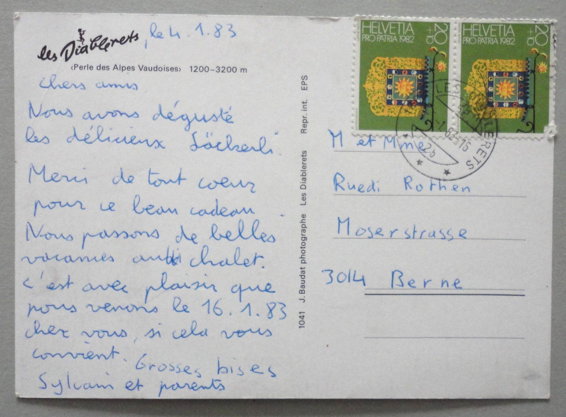 Cartoline postali: Les Diablerets 1200-3200 m – Difettoso da Fétigny venduto da Billy2miny 1