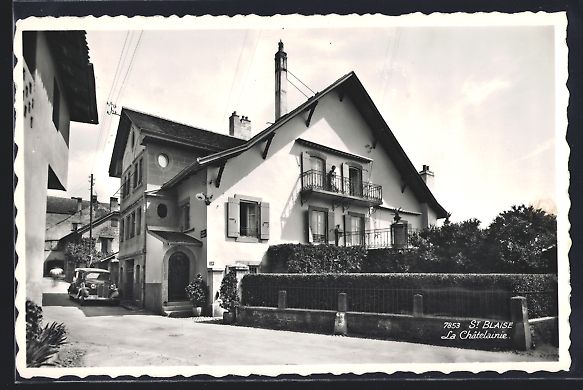 Cartoline postali: AK St. Blaise, La Chatelainie, 1948 – Usato da Berlin venduto da bartko-reher