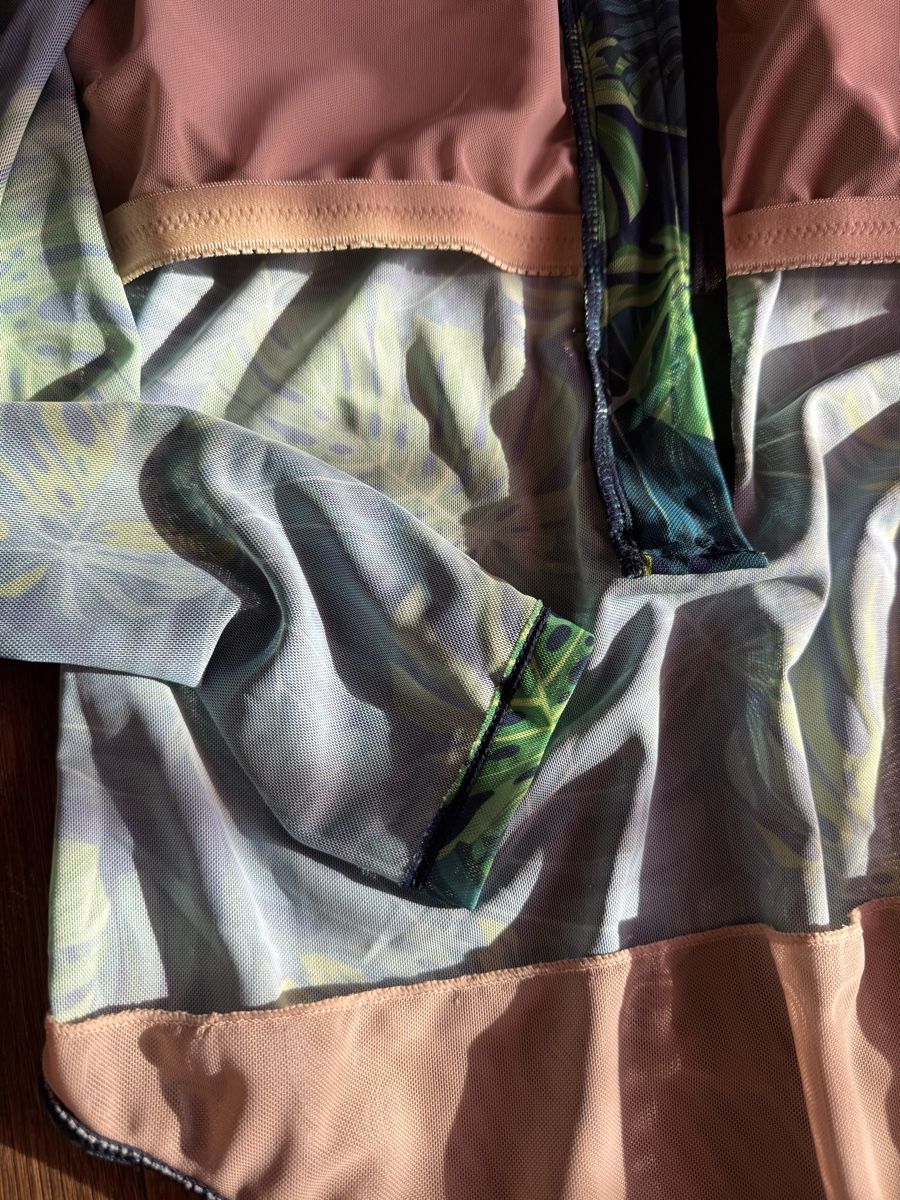 Costumi da bagno & Bikini: DurchbräuneBadeanzug mit Ärmeln, mit Blätter Muster, Grösse – Nuovo e nell'imballaggio originale da Pieterlen venduto da Ksenia3003 6