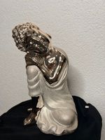 Buddah Silberfarbig neu