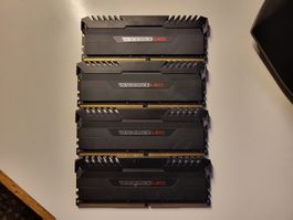 Corsair Vengeance LED 64GB (4x16) DDR4  3200MHZ  Ram